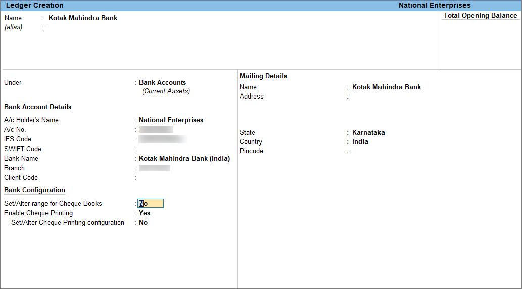 bank-ledger-creation