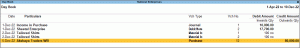 Add a Transaction in Day Book in TallyPrime