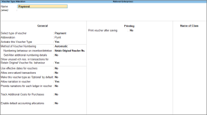 Alter Voucher Type in TallyPrime
