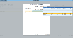 Cost Tracking in Sales Order