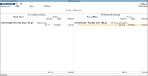STOCK JOURNAL IN TALLYPRIME