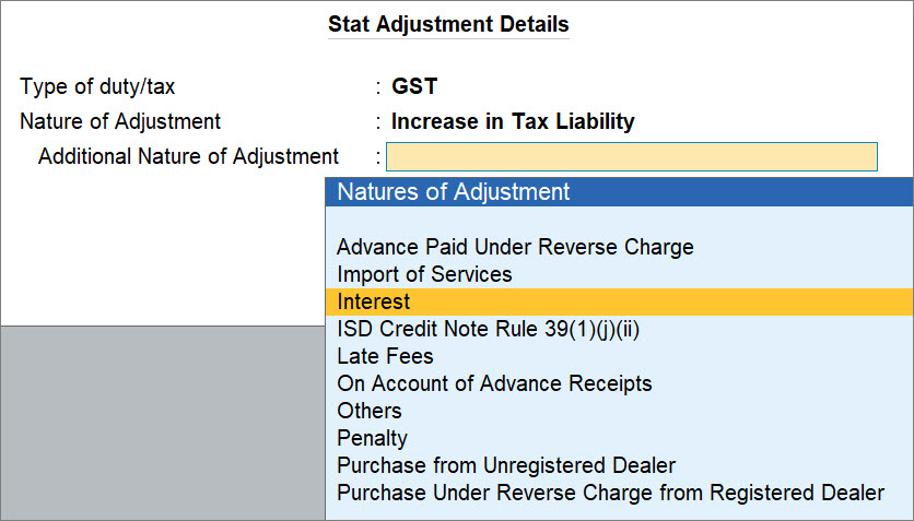 Increase in Tax Liability Due to Interest in TallyPrime
