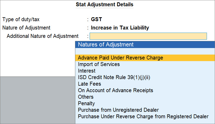 Increase in Tax Liability Scenarios in TallyPrime
