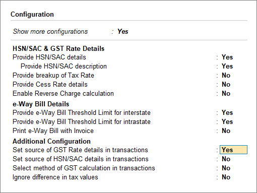 F12 GST Composition HSN