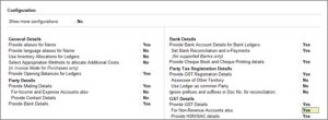 Configure Non-Revenue Accounts Ledger in TallyPrime