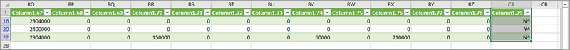 tax regime in column 79
