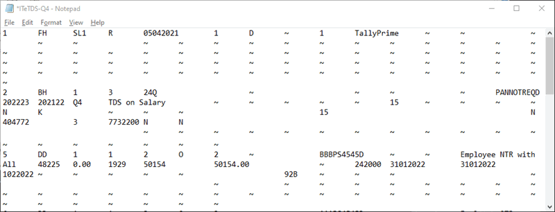 updated text file