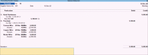 Purchase Voucher To Track Additional Costs on Items in TallyPrime