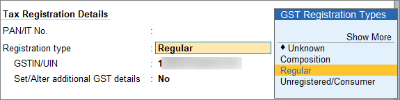 System Inferred Party Registration