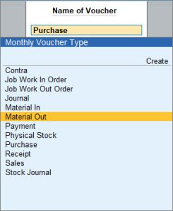 Change Voucher Type in Sales Register in TallyPrime