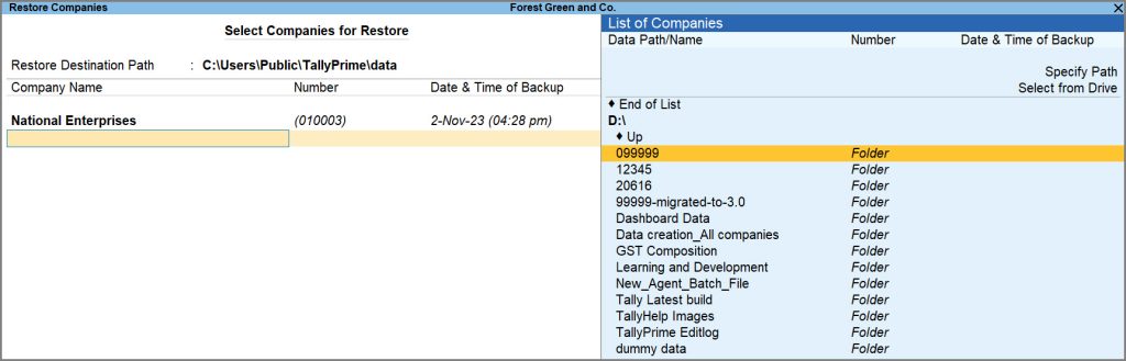 Restore-companies