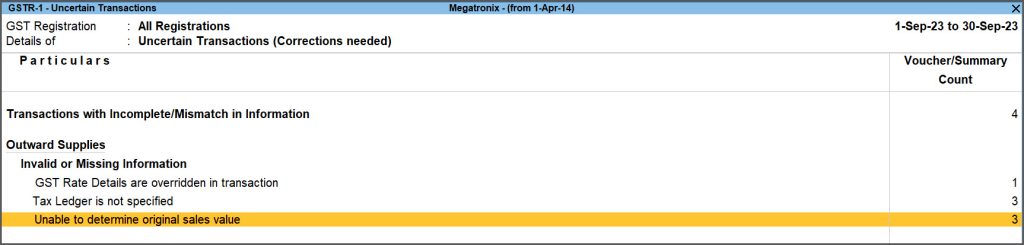 gstr-1-unable-to-determine-original-sales-value