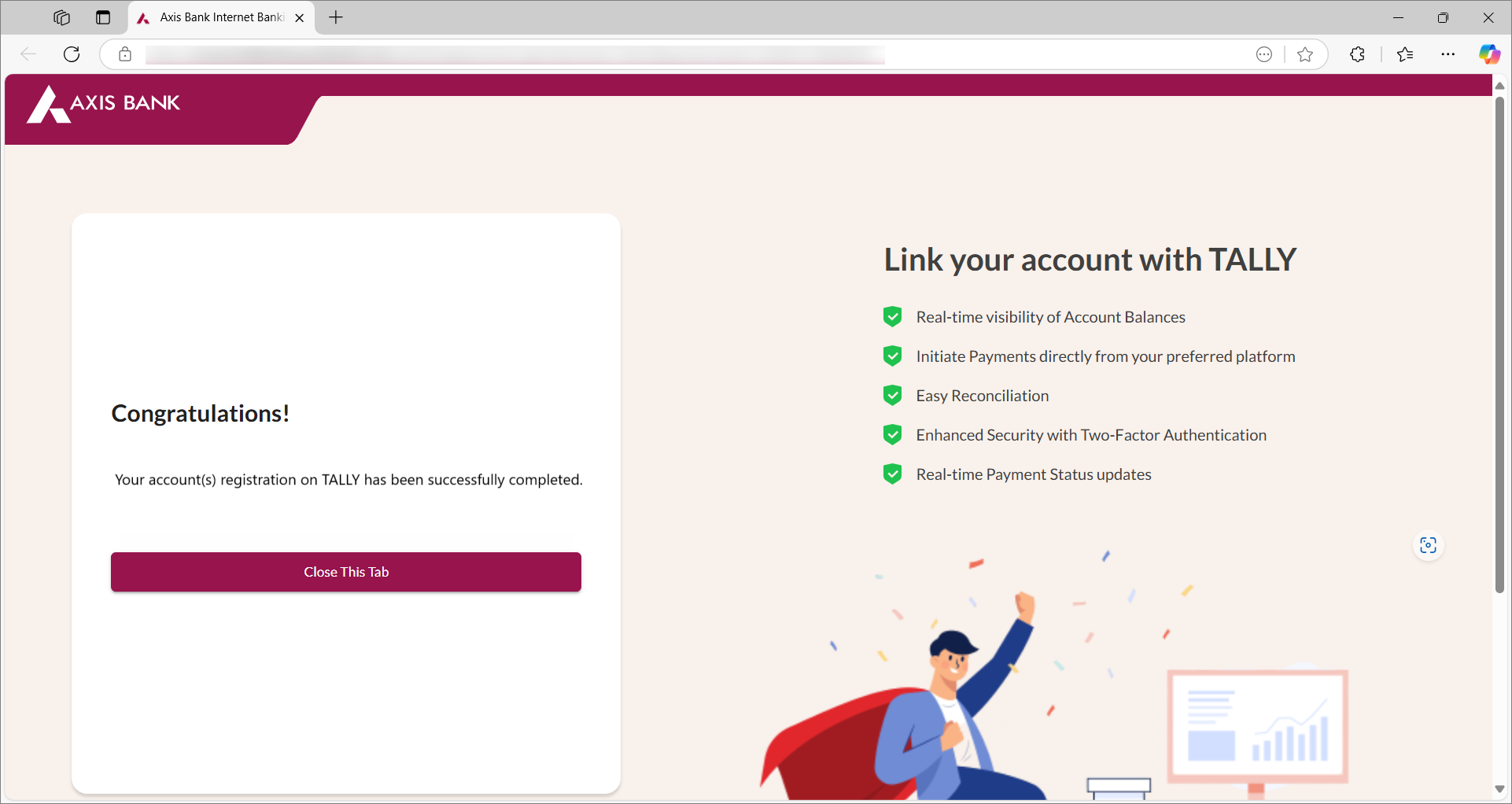 Bank Connection is Succesful