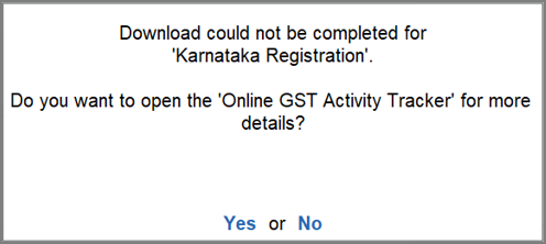 IMS Download Not Completed in TallyPrime