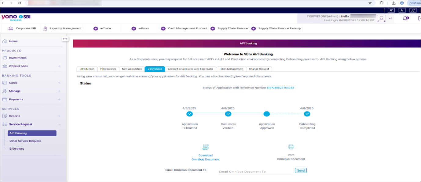 Onboarding Gets Completed on the SBI Portal