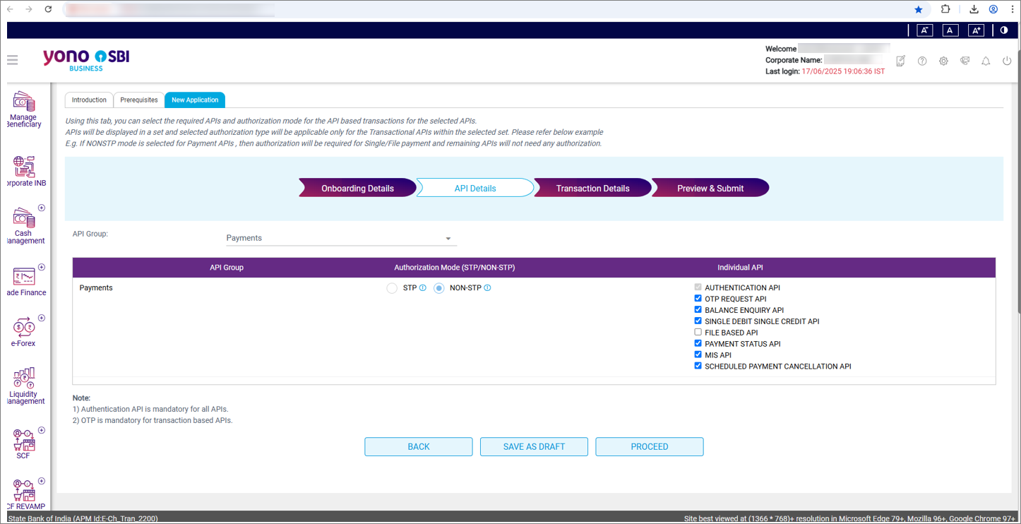 API Details