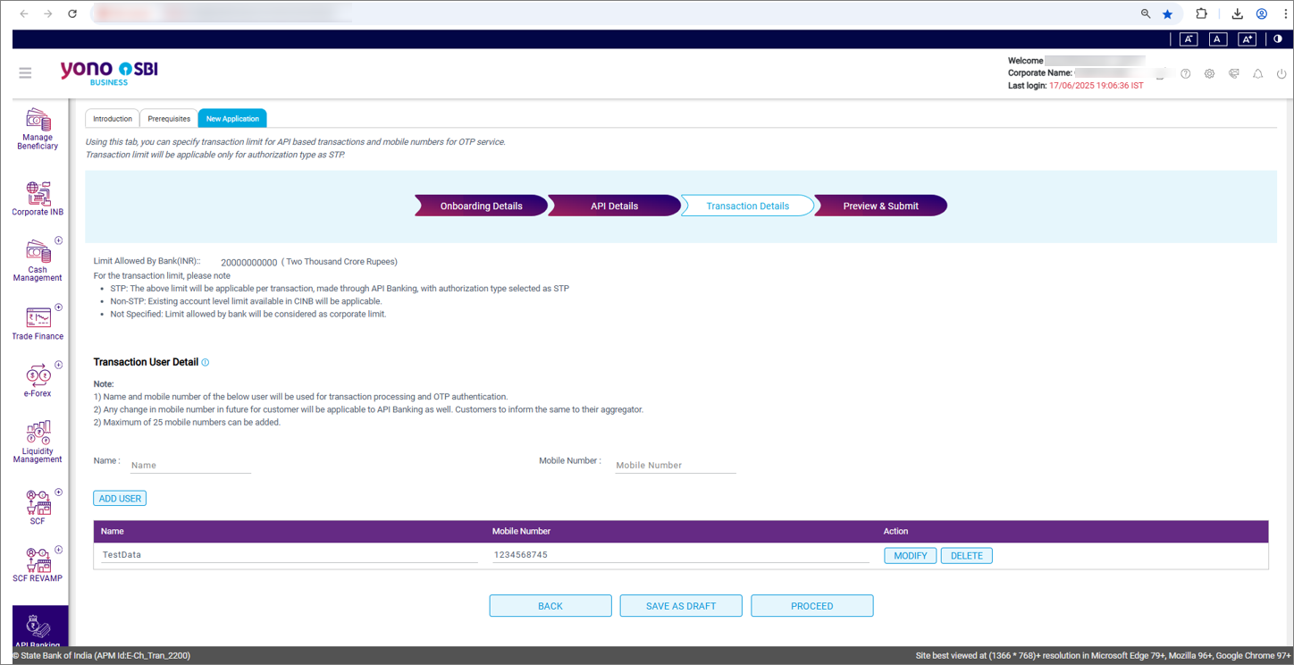 Transaction Details