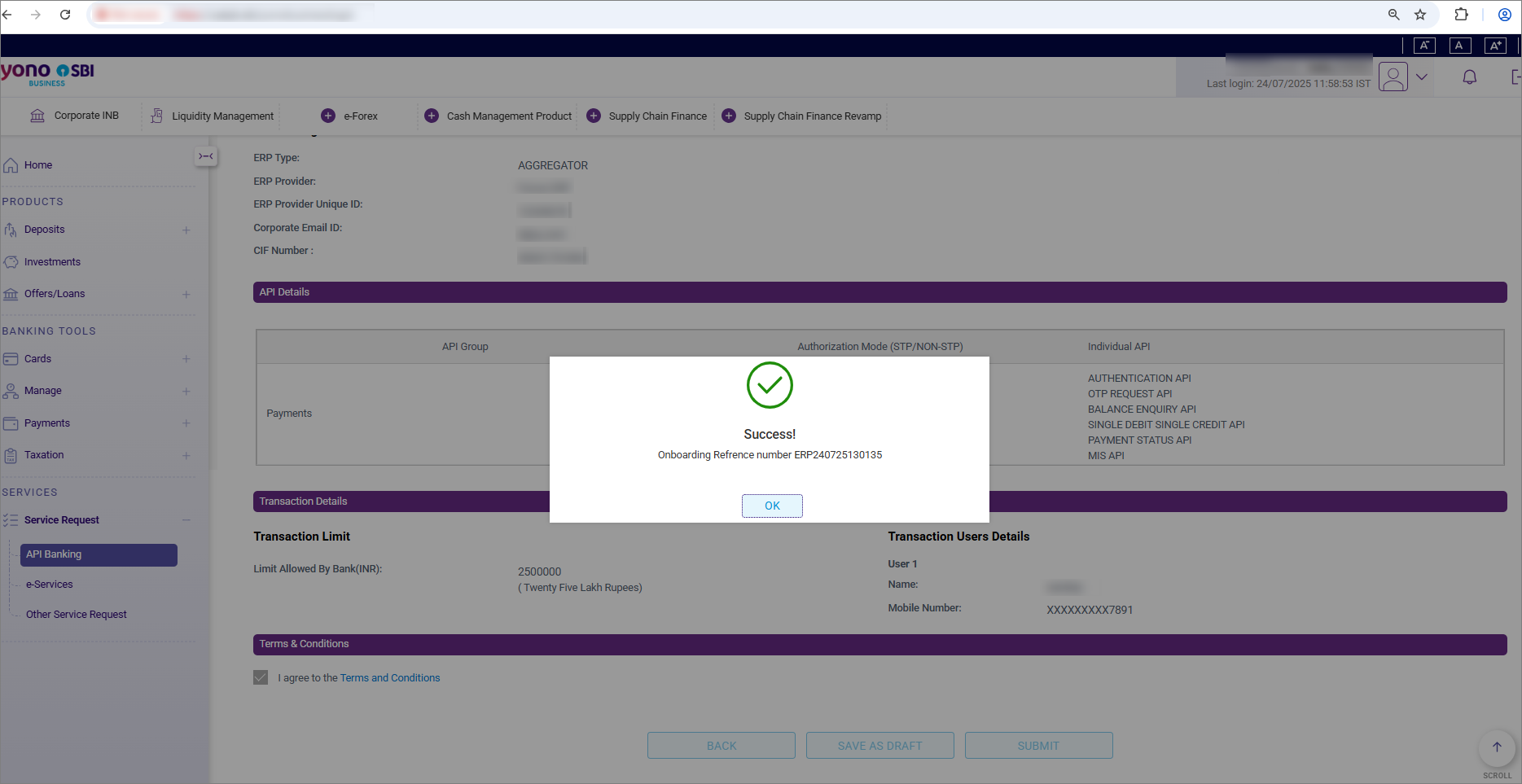 Onboarding Flow Successful