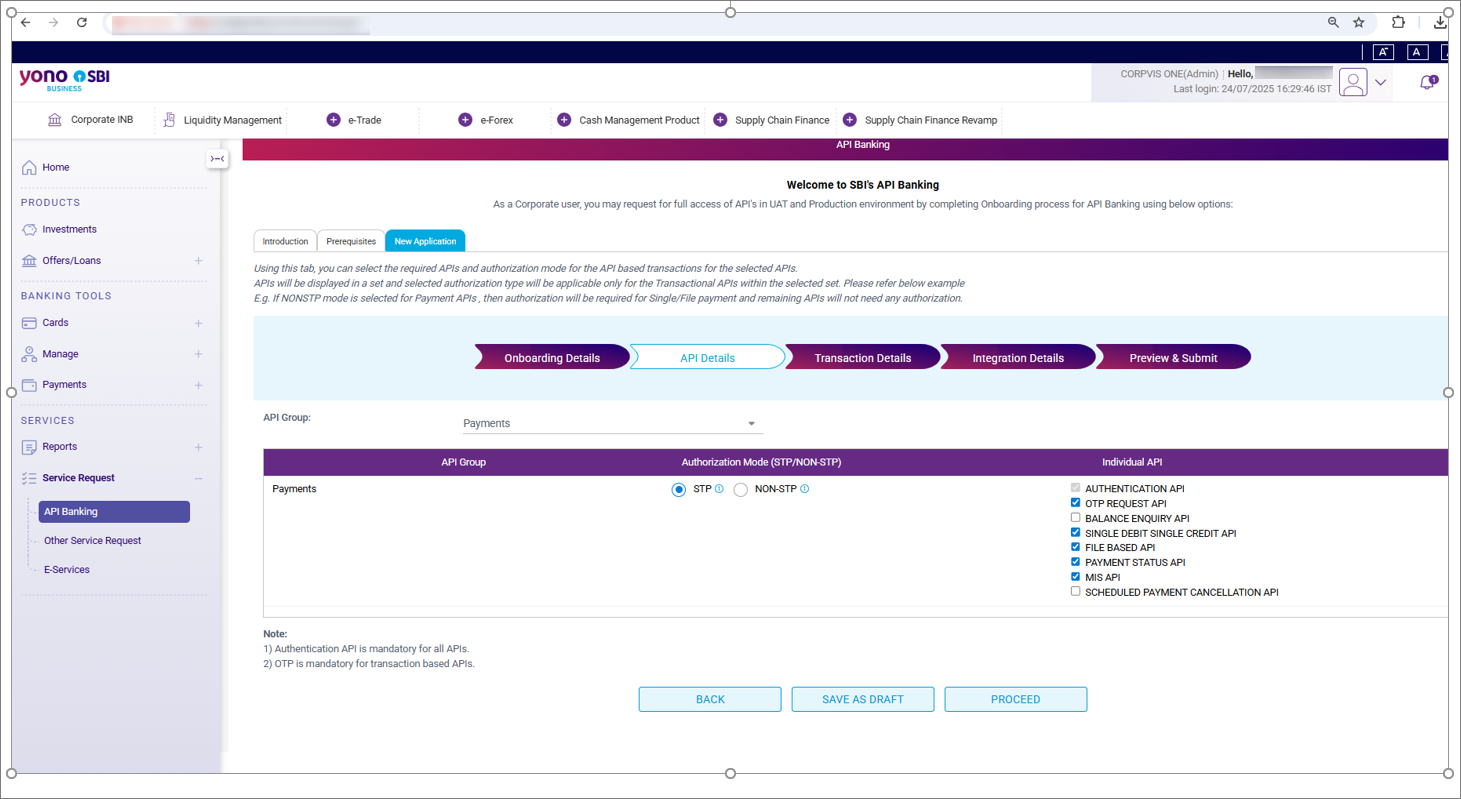 API Details