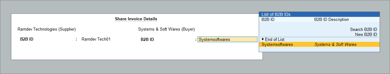 Share-Invoice-Details