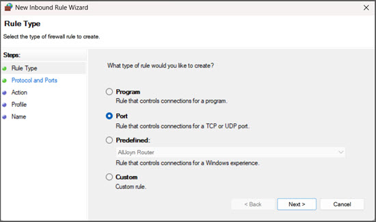 configure-port