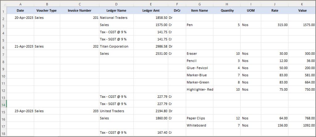 data-in-multiple-rows